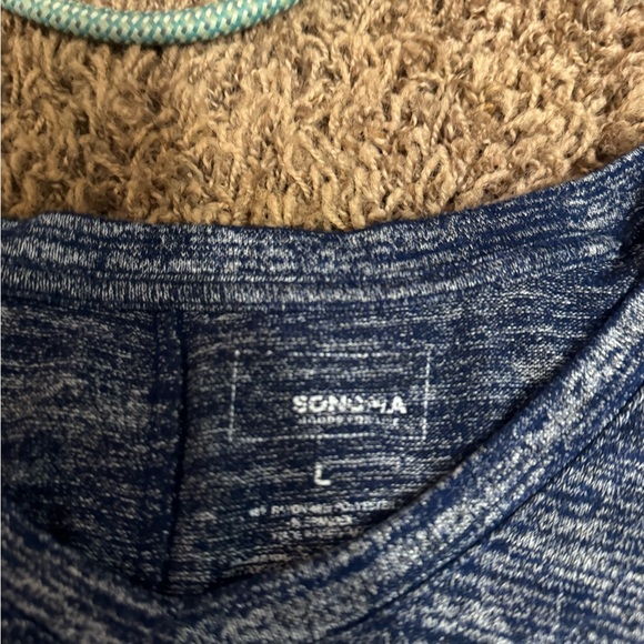 Sonoma Three-Pack Long Sleeve Tops in Black, Red and Blue - Picture 4 of 4